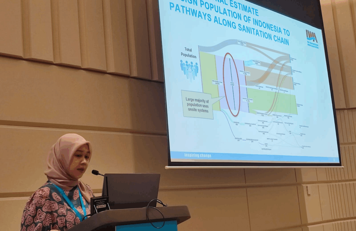 Dinda Fauzai at IWA Conference Bangkok